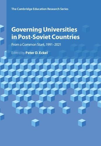 Governing Universities in Post-Soviet Countries: From a Common Start, 1991–2021