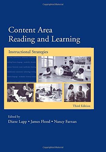Content Area Reading and Learning: Instructional Strategies, 3rd Edition