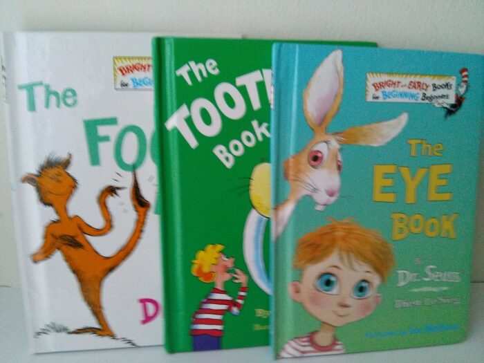 Book Sets for Kids: The Tooth Book; The Foot Book; The Eye book