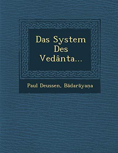 Das System Des Vedânta...