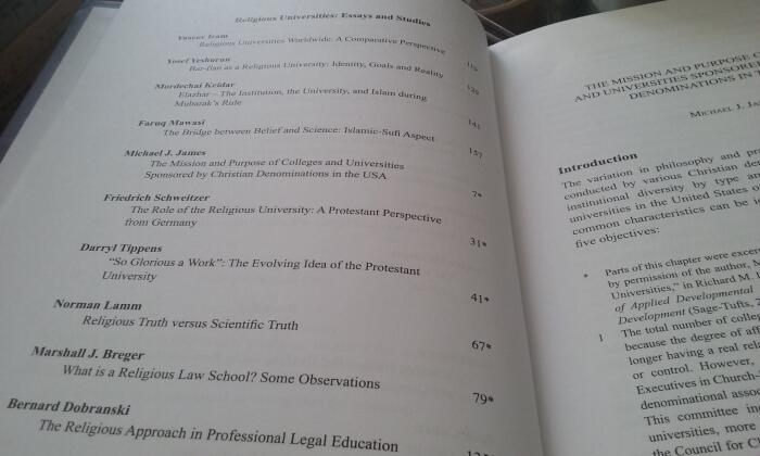 The Role of a Religious University - The Bar Ilan Model