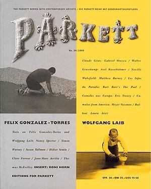 Parkett No. 39 Felix Gonzalez-Torres, Wolfgang Laib