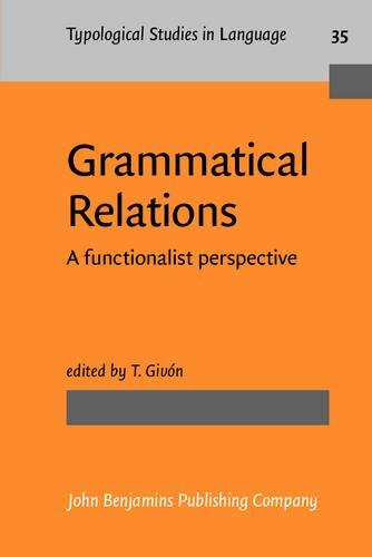 Grammatical Relations
