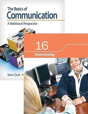 BUNDLE: Duck/McMahan: The Basics of Communication + Chapter 16. Interviewing