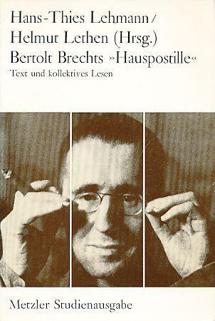 Bertolt Brechts "Hauspostille"