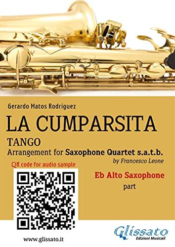 Alto Saxophone part "La Cumparsita" tango for Sax Quartet: intermediate level
