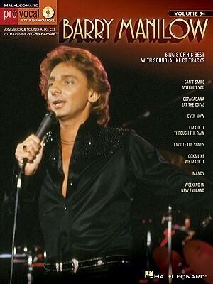 Barry Manilow: Pro Vocal Men's Edition Volume 54