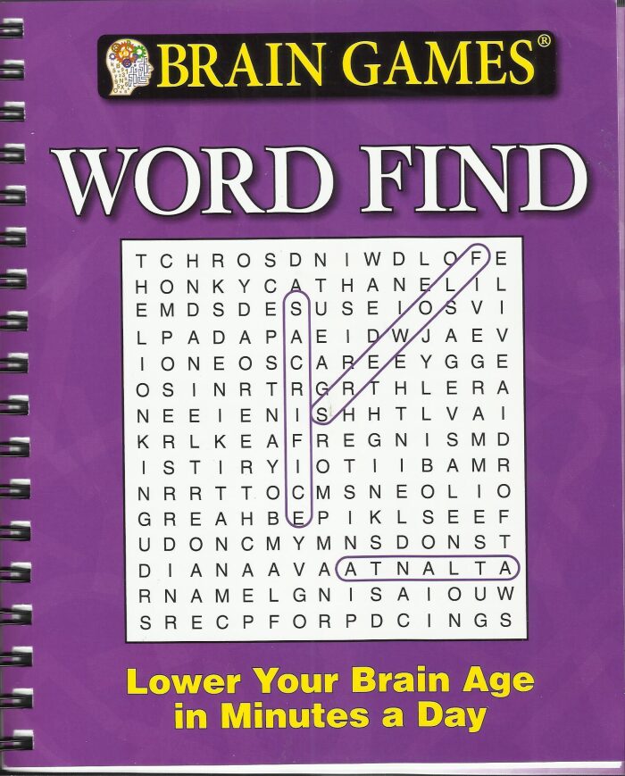 Brain Games Find a Word Large Print