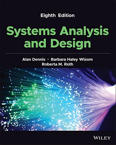 Systems Analysis and Design (8th Edition)