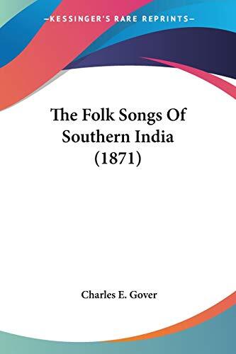 The Folk Songs of Southern India