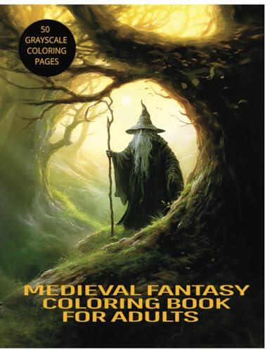 Medieval Fantasy Coloring Book For Adults