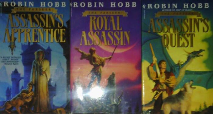 Author Robin Hobb Three Book Bundle, The FARSEER Trilogy: Assassin's Apprentice - Royal Assassin - Assassin's Quest