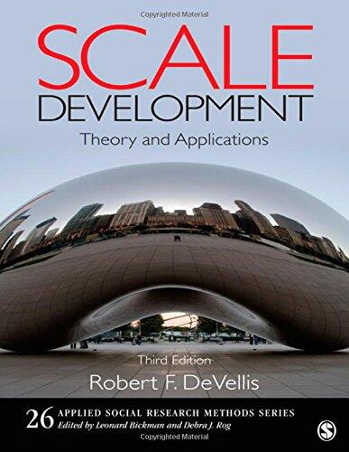 Scale Development: Theory and Applications
