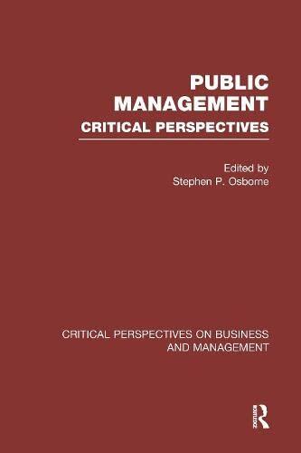 Public Management:Crit Pers V5