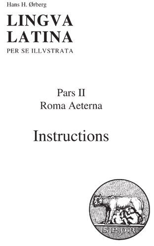 Instructions: Roma Aeterna
