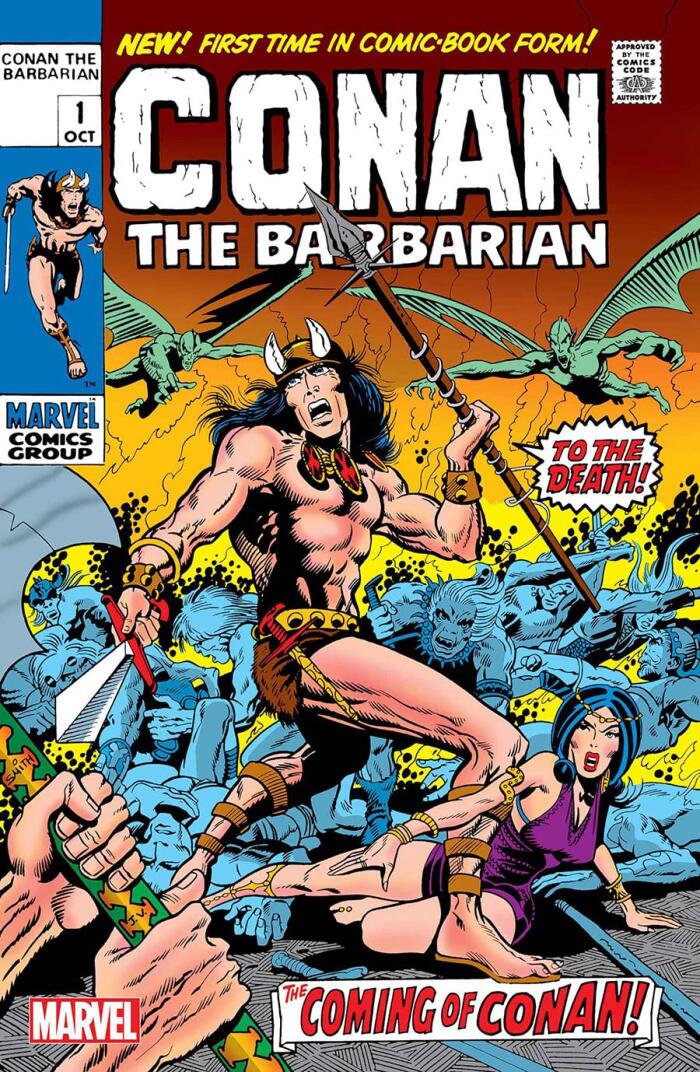 Conan The Barbarian #1 Cover C Facsimile Edition 2nd Ptg By Marvel