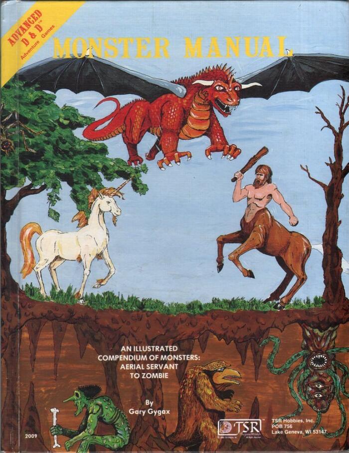 Advanced Dungeons & Dragons Monster Manual by Gary Gygax (1-Aug-1979) Hardcover
