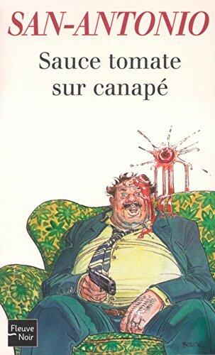 Sauce tomate sur canapé
