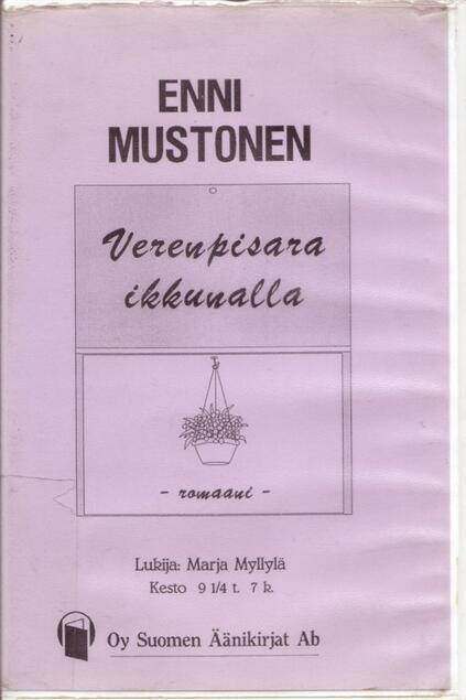 Verenpisara ikkunalla