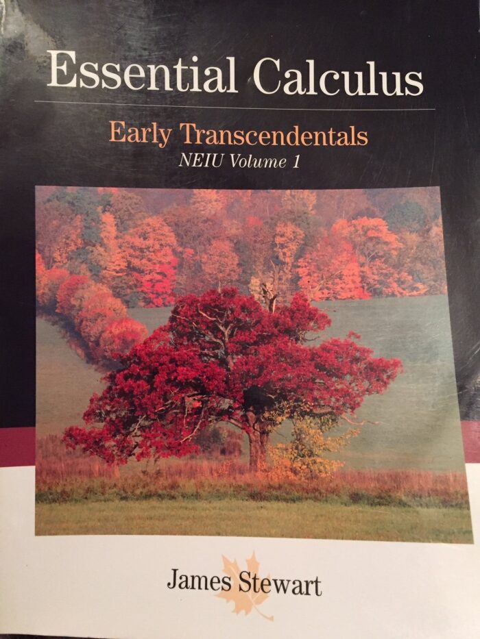 Essential Calculus Early Transcendentals NEIU Volume 1 2008 James Stewart