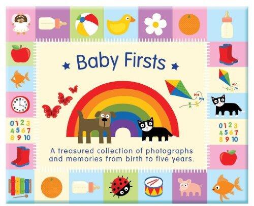 Baby Firsts Rainbow Design Baby Record Album