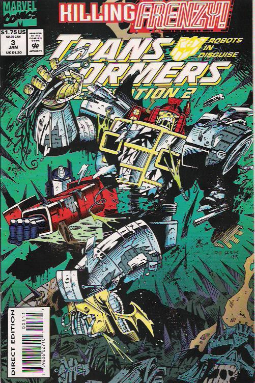The Transformers Generation 2 #3: Primal Fear!