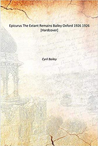 Epicurus, the extant remains