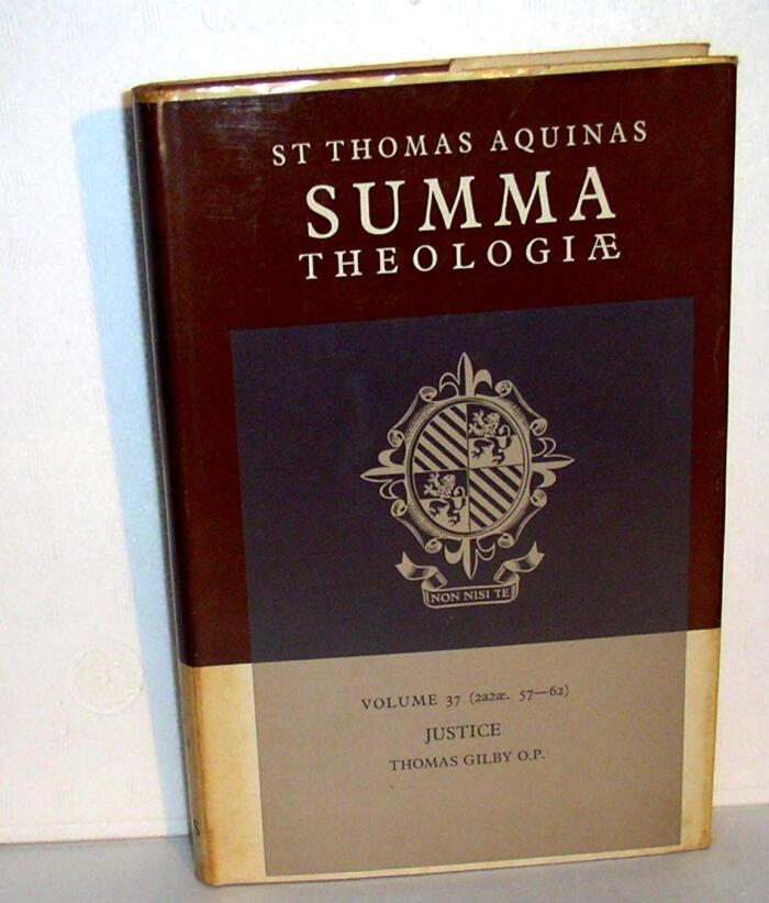 Summa Theologiae: Volume 37, Justice: 2a2ae. 57-62