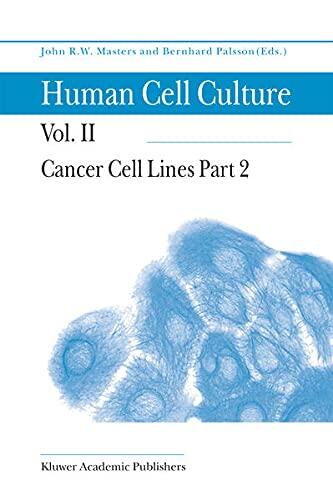 Human Cell Culture: Volume II Cancer Cell Lines Part 2