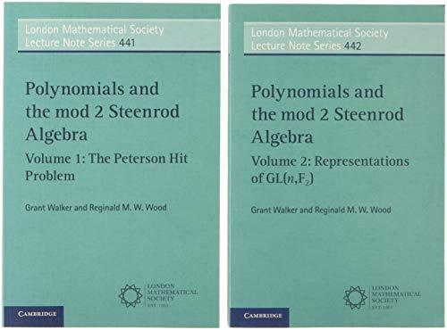 Polynomials and the Mod 2 Steenrod Algebra (2 Paperback Volume Set)