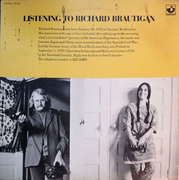 Listening To Richard Brautigan