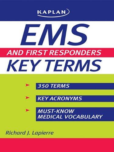 EMS and First Responders Key Terms