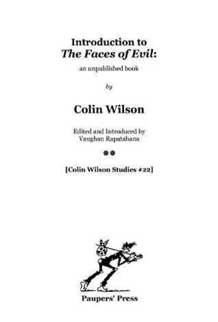 Introduction to 'The Faces of Evil': an unpublished book
