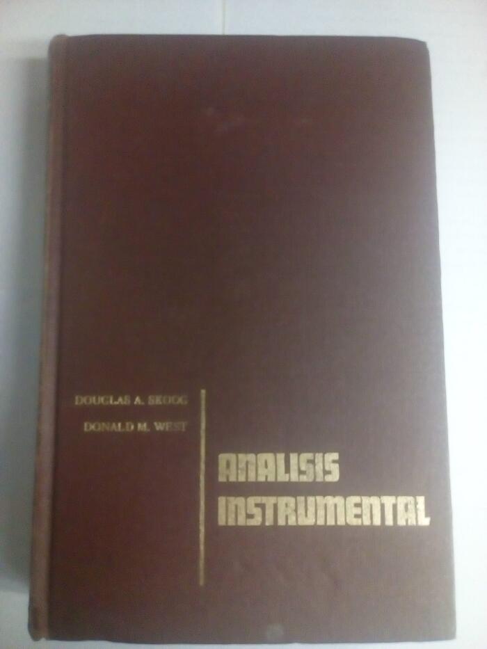 Principles of instrumental analysis