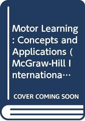 Motor Learning. Concepts and Applications