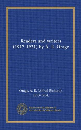 Readers and Writers (1917-1921)