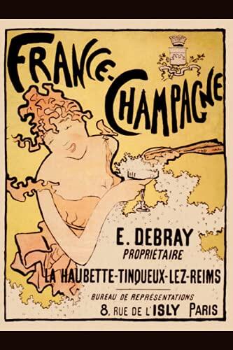 France-Champagne: Fine Art Print Journal, College Ruled Composition Notebook