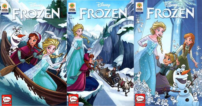 Disney Frozen - Comics Book - Issue 1,2,3