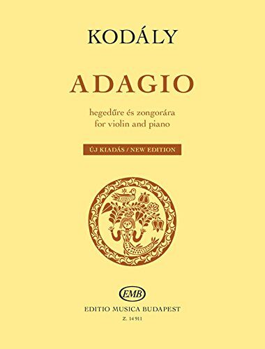 ADAGIO FOR VIOLIN AND PIANO VIOLON-LIVRE +PARTITION