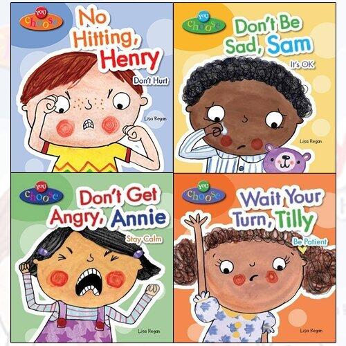 You Choose 4 Books Collection Set - No Hitting, Henry, Don't Get Angry, Annie, Wait Your Turn, Tilly, Don't Be Sad, Sam