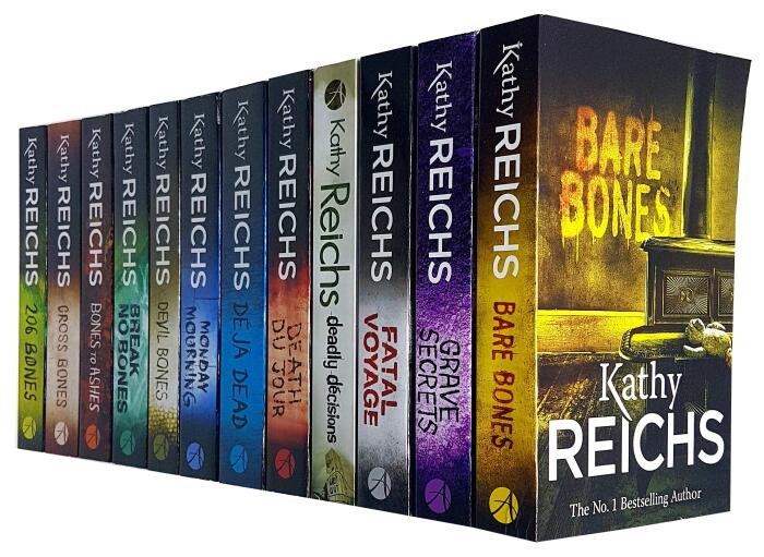 Kathy Reichs Temperance Brennan 13 Books Collection Set (Monday Mourning,Fatal Voyage,Grave Secrets,Bones to Ashes,Bones Are Forever,Bones of the Lost,Bones Never Lie,Speaking in Bones..