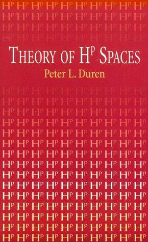 Theory of Hp Spaces