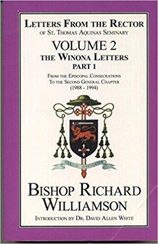 Letters from the Rector of St. Thomas Aquinas Seminary: Volume 2 The Winona Letters: part 1
