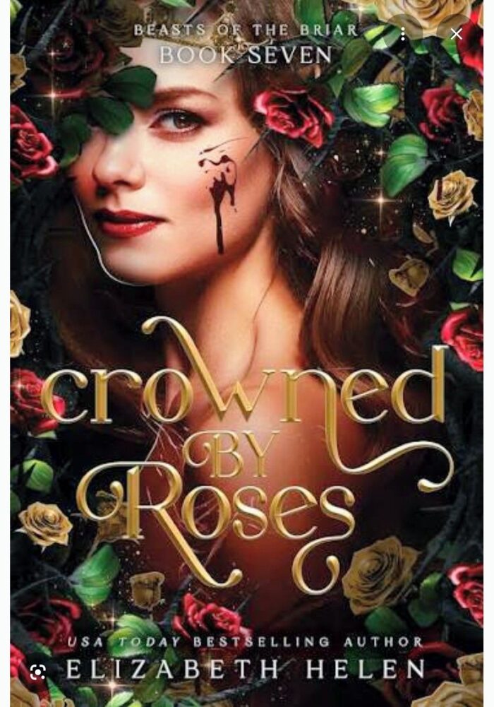 Crowned by roses