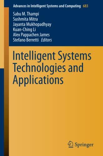 Intelligent Systems Technologies and Applications