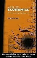 Applied Economics and the Critical Realist Critique