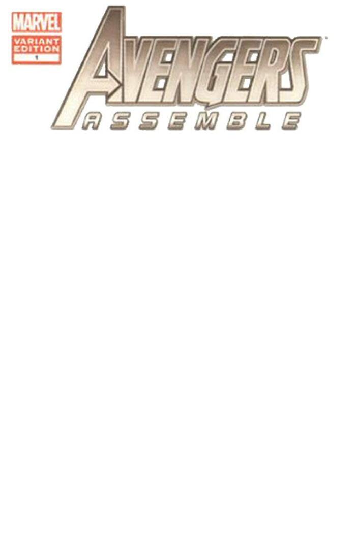 Avengers Assemble #1 Variant Blank Cover