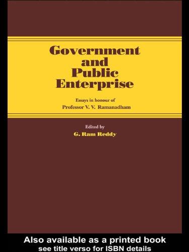 Government and Public Enterprise: Essays in Honour of Professor V.V. Ramanadham