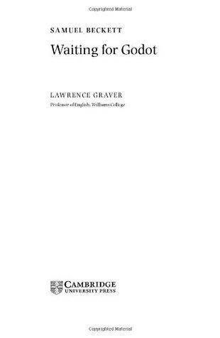 Beckett: Waiting for Godot: Waiting for Godot 2ed (Landmarks of World Literature