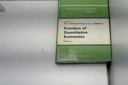 Frontiers of Quantitative Economics